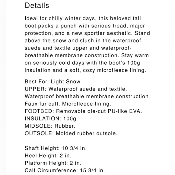 Sorel Womens TIVOLI HIGH II Waterproof Winter Boots NL2093-373 Size 7.5 Tan - Picture 14 of 15